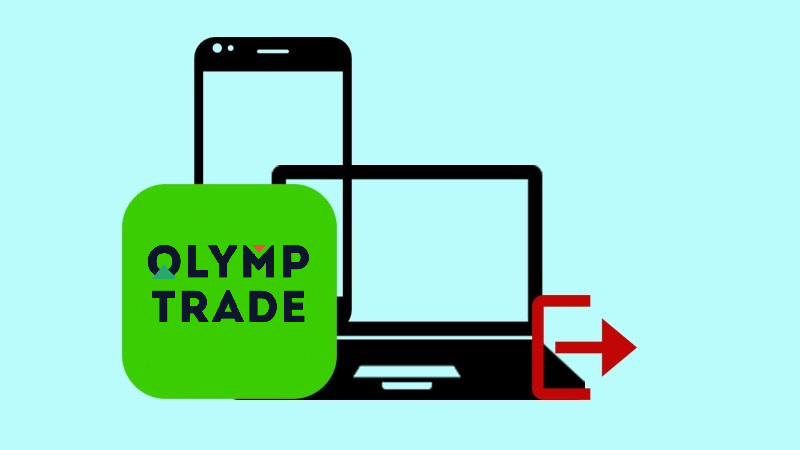 Como sair da conta Olymp Trade?