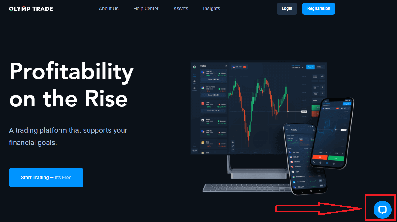 Как связаться со службой поддержки Olymptrade Как связаться со службой поддержки Olymptrade