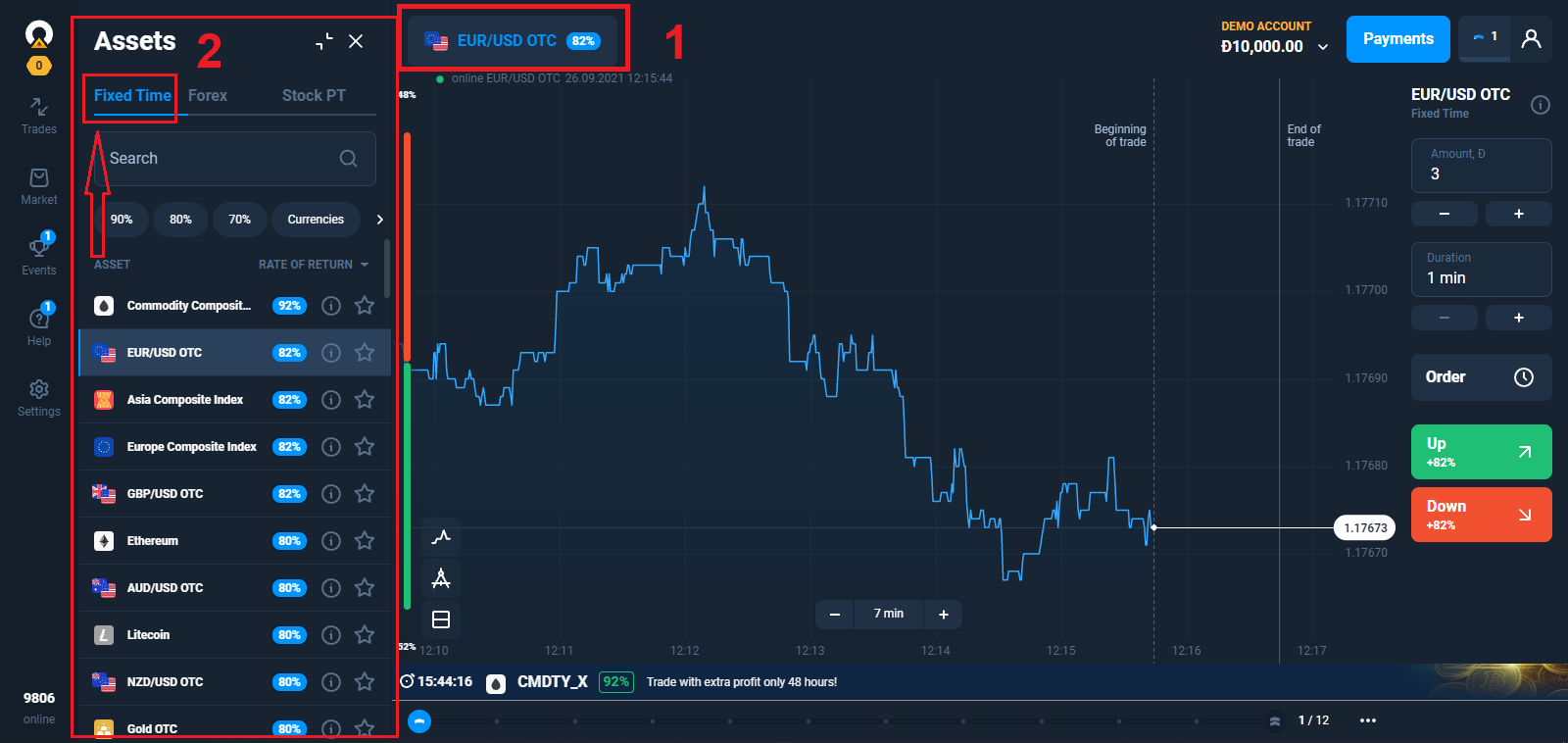 Як робити депозит і торгувати на Olymptrade