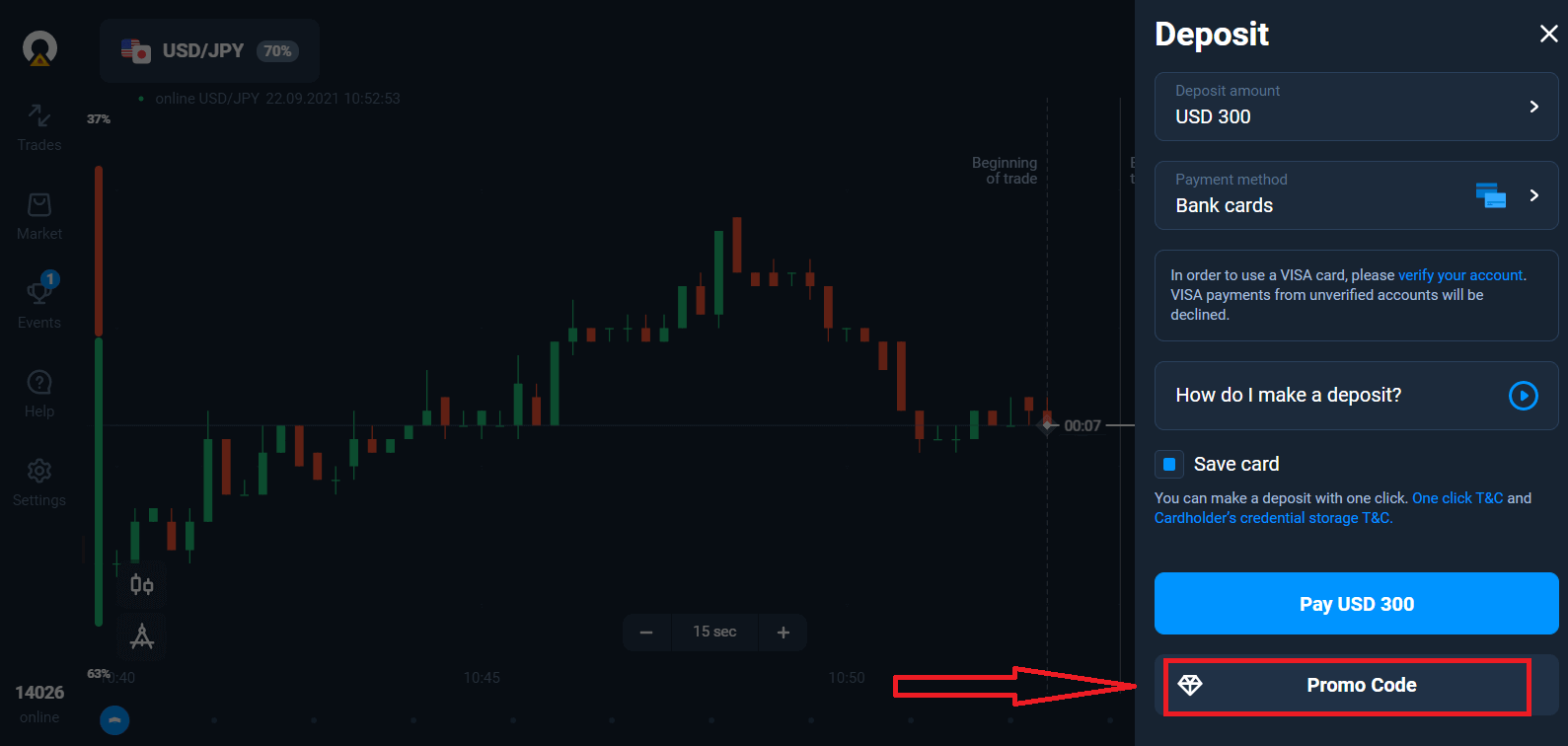 Як робити депозит і торгувати на Olymptrade