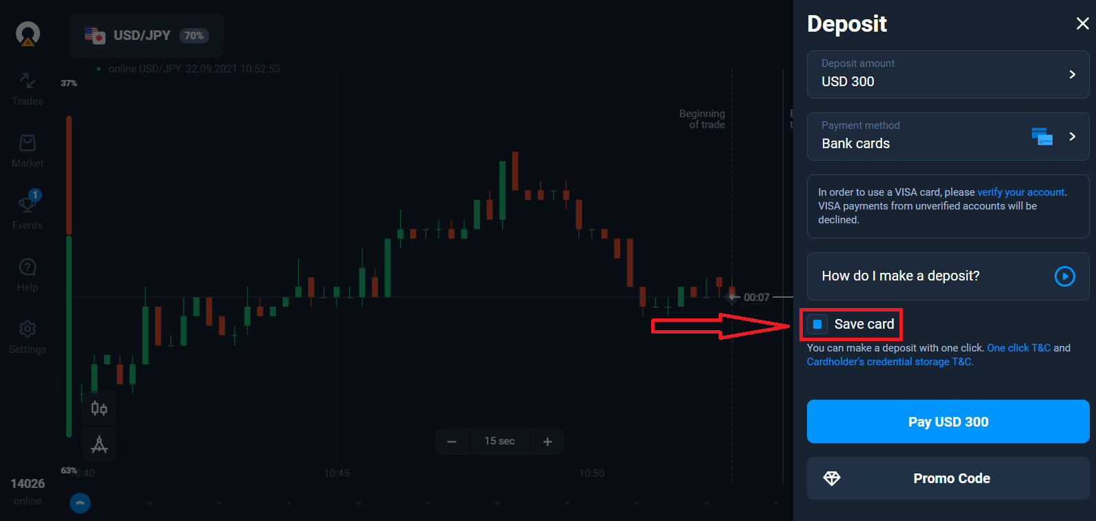 Як робити депозит і торгувати на Olymptrade