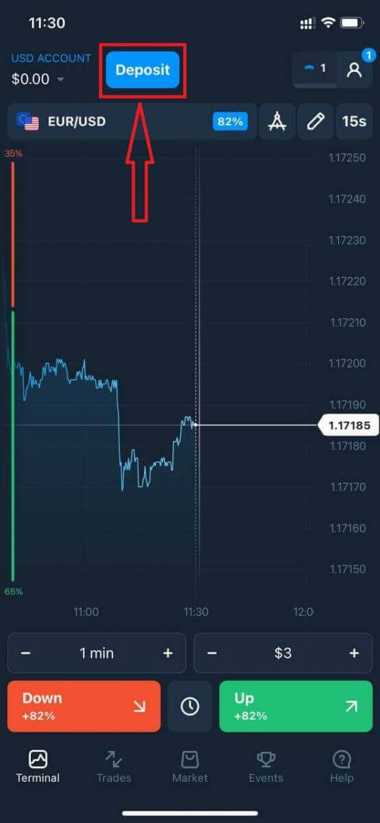 Як робити депозит і торгувати на Olymptrade