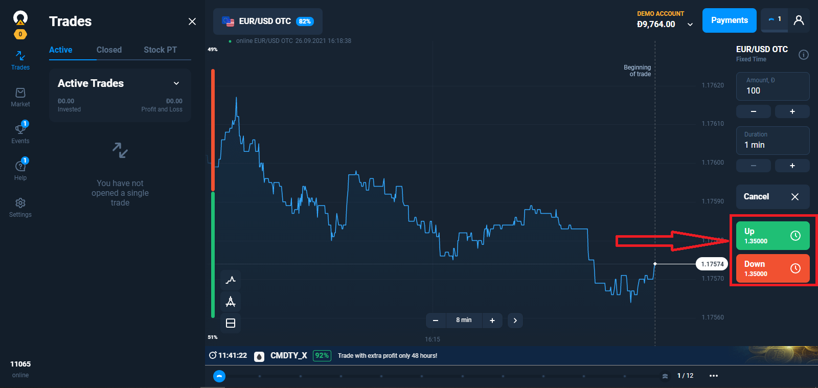 Como fazer login e começar a negociar na Olymptrade