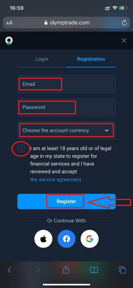 How to Open a Trading Account and Register at Olymp Trade How to Open a Trading Account and Register at Olymp Trade