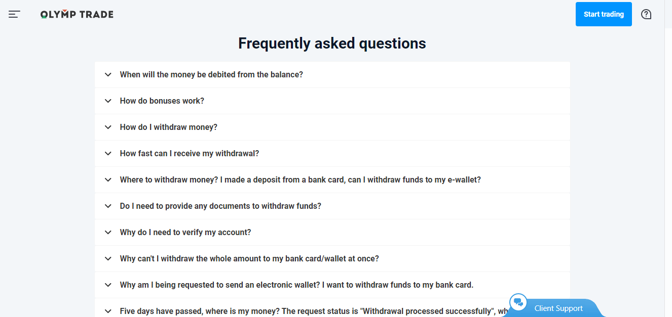 Paano Pabilisin ang Iyong Pag-withdraw sa Olymptrade Paano Pabilisin ang Iyong Pag-withdraw sa Olymptrade