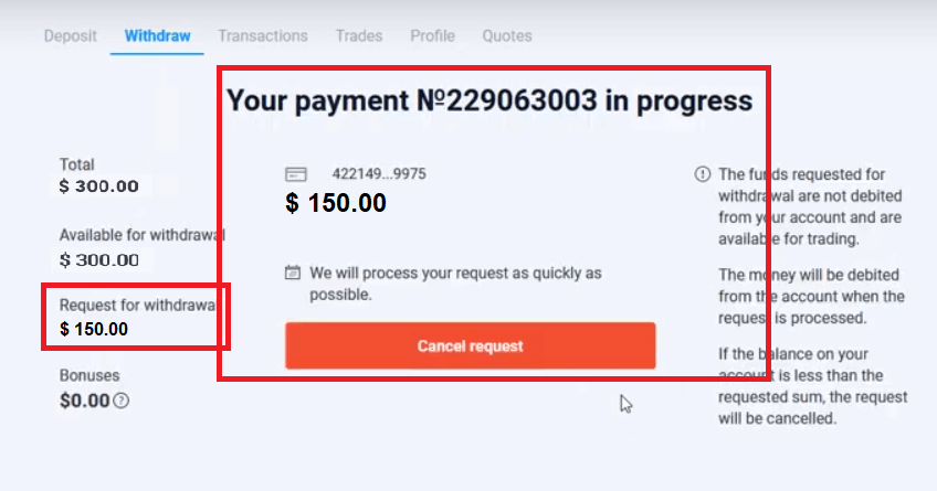 How to Withdraw Money from Olymptrade